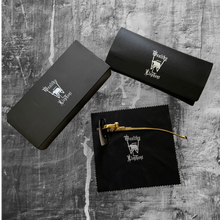 Load image into Gallery viewer, Wealthy Elephant Black &amp; Gold “Zoo Edition Glasses”
